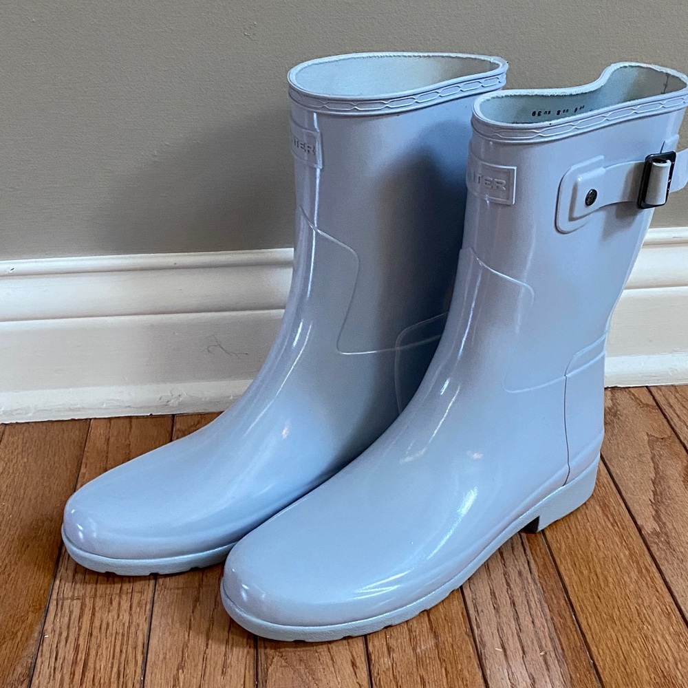 Hunter Light Gray Boots
